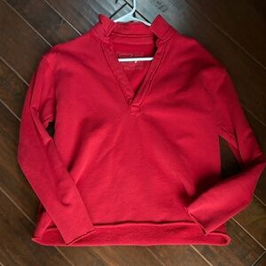 Frank & Eileen Red Sweatshirt Pullover Top XS (worn once)